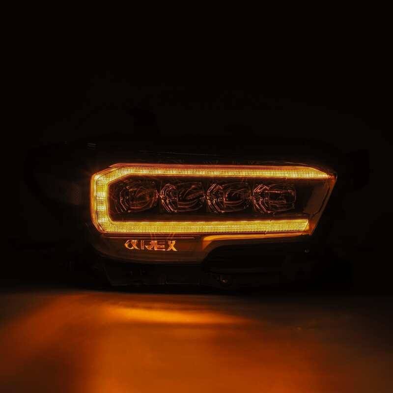 AlphaRex NOVA-Series LED Projector Headlights Plank Style Design Midnight Black for 2016-2023 Toyota Tacoma - Image 5