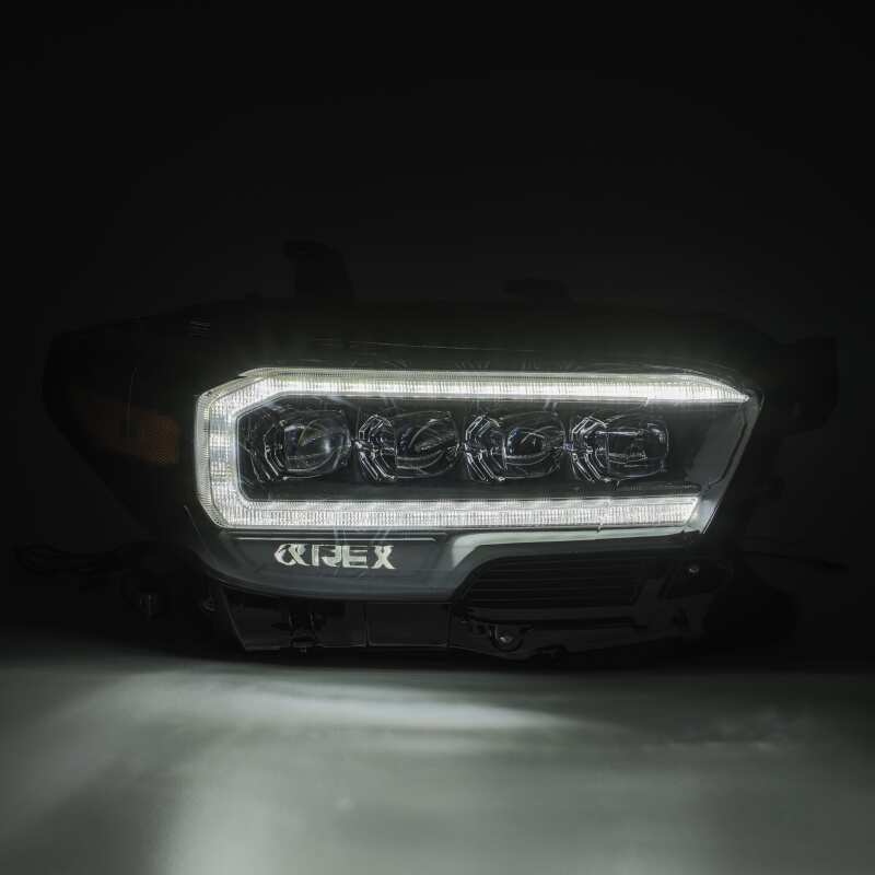 AlphaRex NOVA-Series LED Projector Headlights Plank Style Design Chrome for 2016-2023 Toyota Tacoma - Image 3