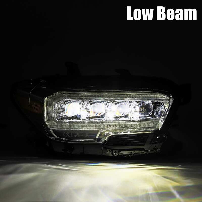 AlphaRex NOVA-Series LED Projector Headlights Plank Style Design Chrome for 2016-2023 Toyota Tacoma - Image 8