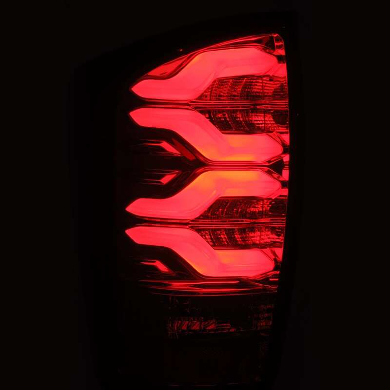 AlphaRex LUXX LED Taillights Black-Red for 2016-2023 Toyota Tacoma - Image 4